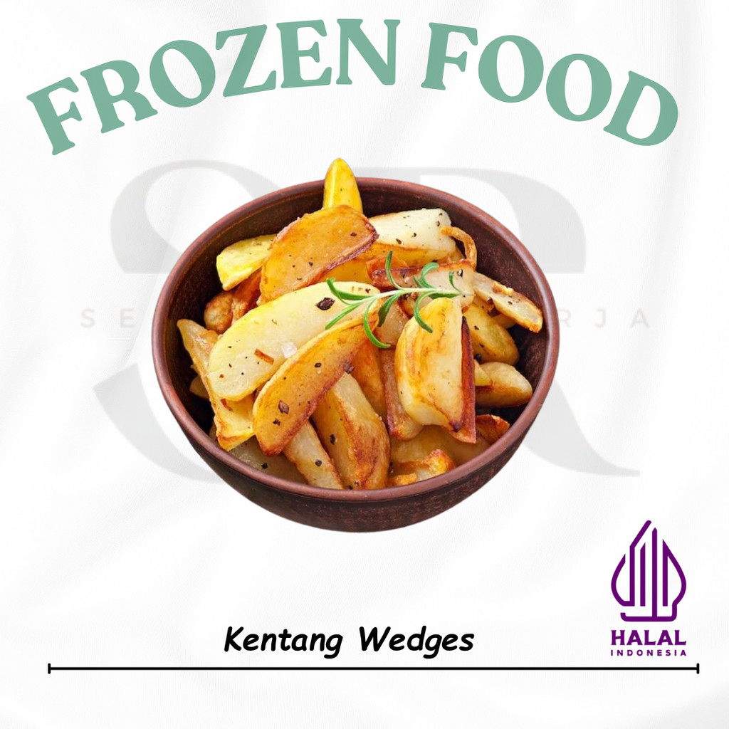 

Kentang Wedges - Potato Wedges 1kg