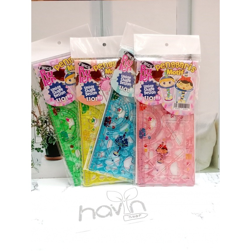 

garisan isi 2 pcs untuk cetak gambar/garisan sablon/penggaris design/siru/penggaris set 2