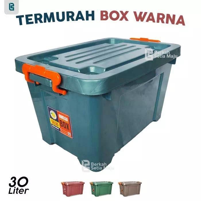 Tabitha OMEGA BOX Container Box Plastik Kotak Penyimpanan 30 Liter Serbaguna / Container Box 30Liter