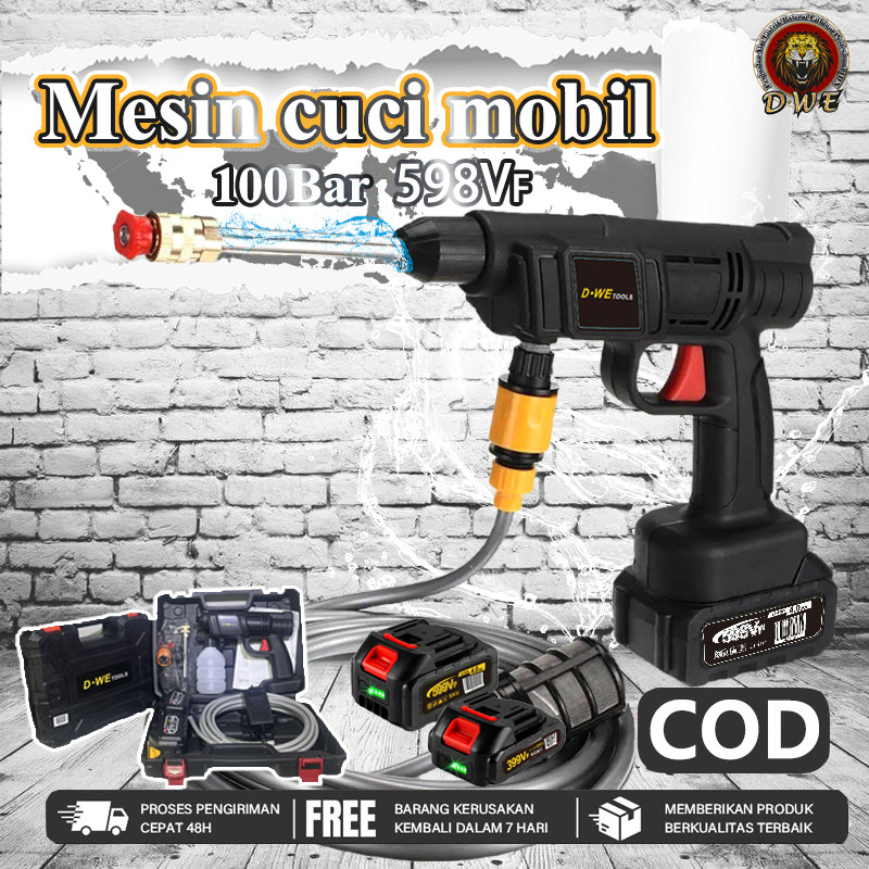 100Bar alat cuci motor portable Alat Cuci Mobil dan Motor alat semprot cucimotorsemprotancucimotor