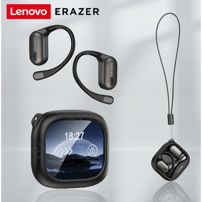 ERAZER XF38 AI Smart Wireless Headset Bluetooth V5.4 OWS TWS Touch screen Earphone Sport - Hitam