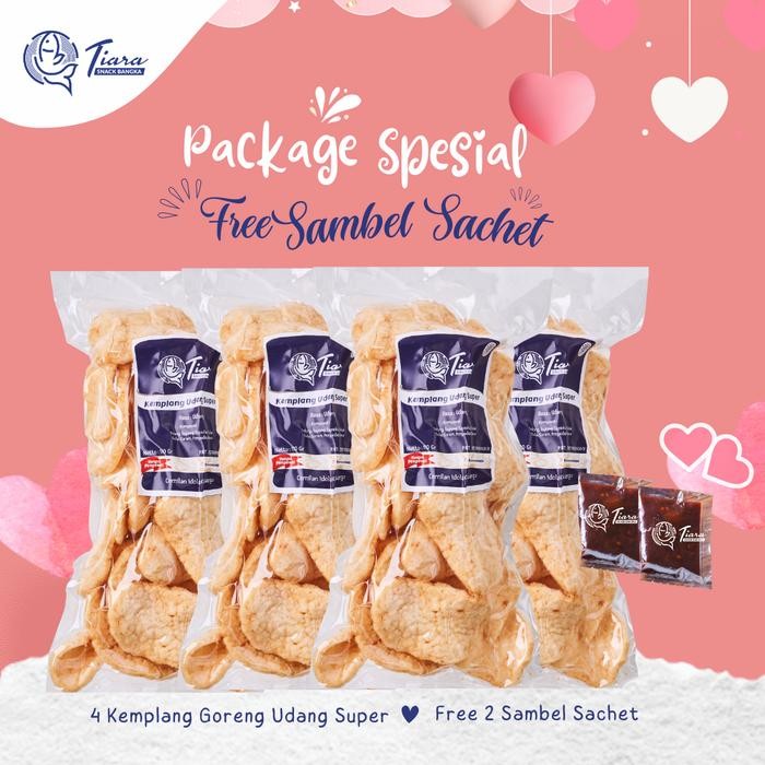 

Package Spesial Kemplang Udang Super Tiara Snack Bangka Kerupuk Cemilan Krupuk