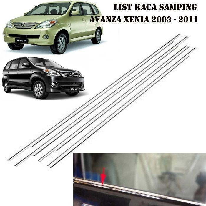 Lis Kaca Samping Mobil Avanza / Xenia Lama 2003-2011