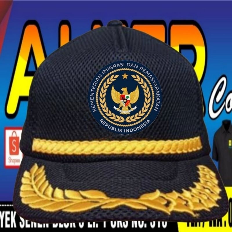 MER.SHOP Topi KEMENIMIPAS Topi Jaring KEMENIMIPAS Topi Kerja KEMENIMIPAS Topi Kerja KEMENIMIPAS Topi
