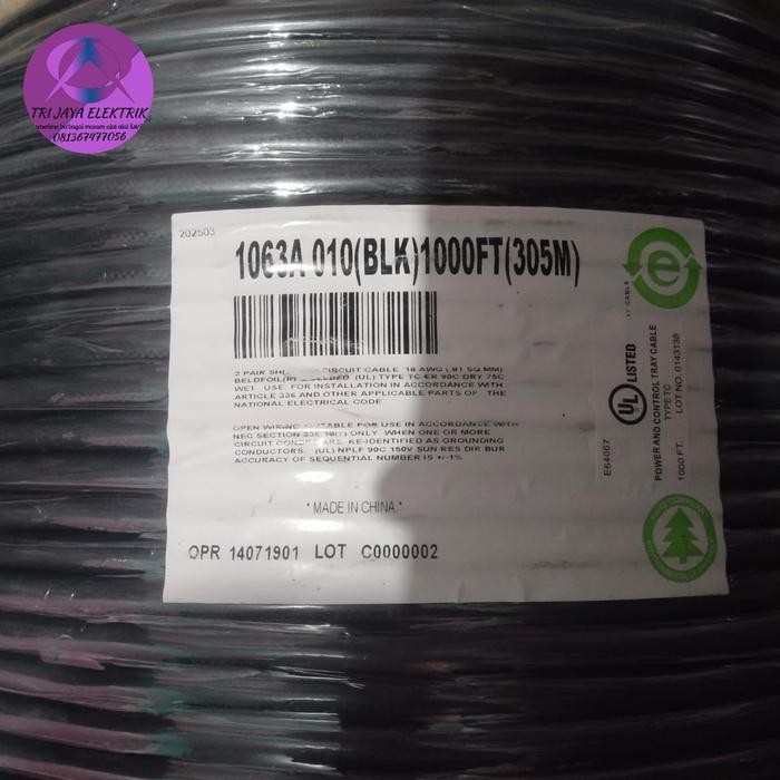 kabel belden 1063a awg18 2pair 305m