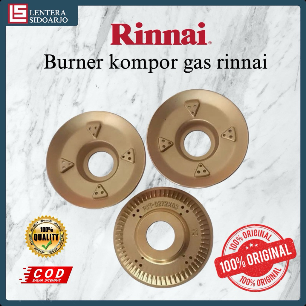 1Pcs Burner Kompor Gas Rinnai Kecil – SuperTebal Original Sparepart Ori