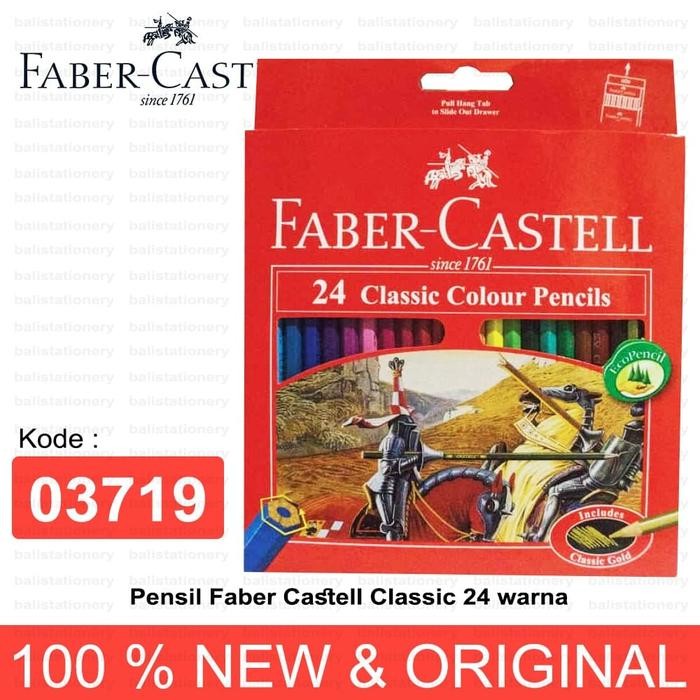 

Pensil Warna Faber Castell 24 Warna Classic