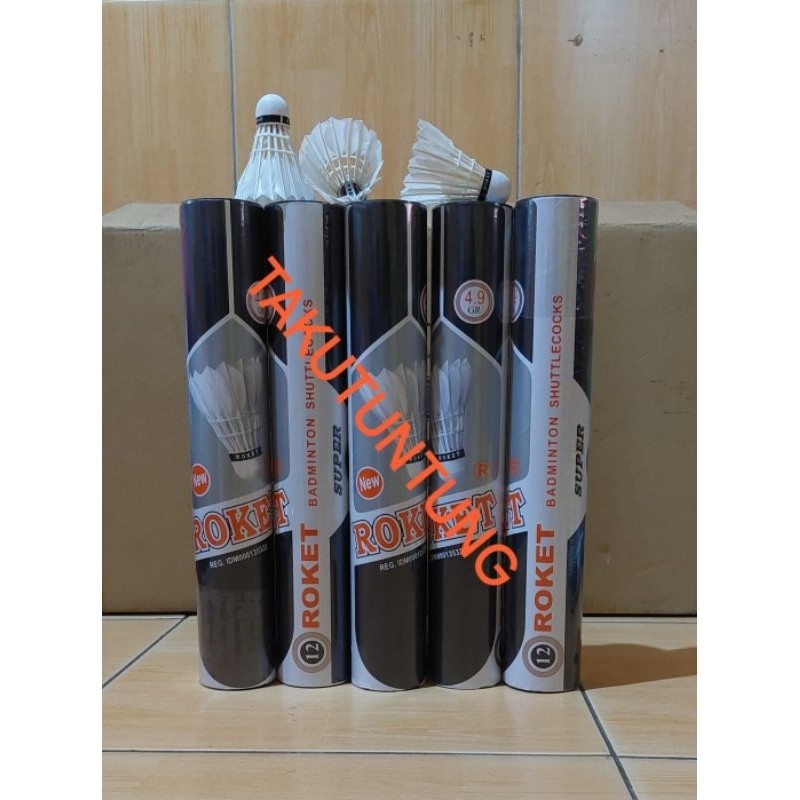 Shuttlecock Roket Hitam