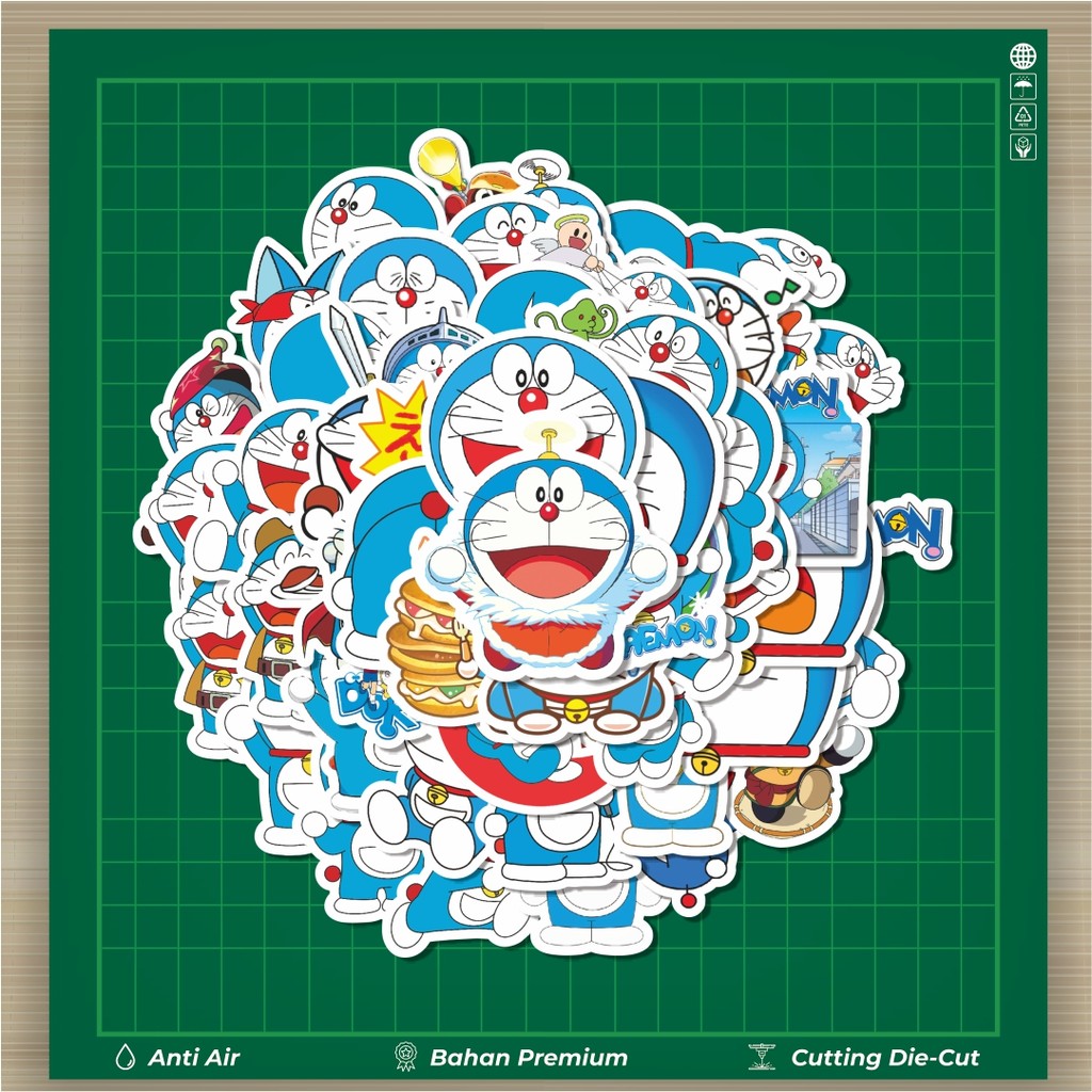 

HOT 50 PCS STIKER Stiker Anime Kartun Series Doraemon Stiker Fashion Cars Decal Dingin Kartu Album Custom Vinyl Anti Air- Sticker Aesthetic Buku Journal Koper Casing HP Tablet Laptop Helm Motor Botol Minum