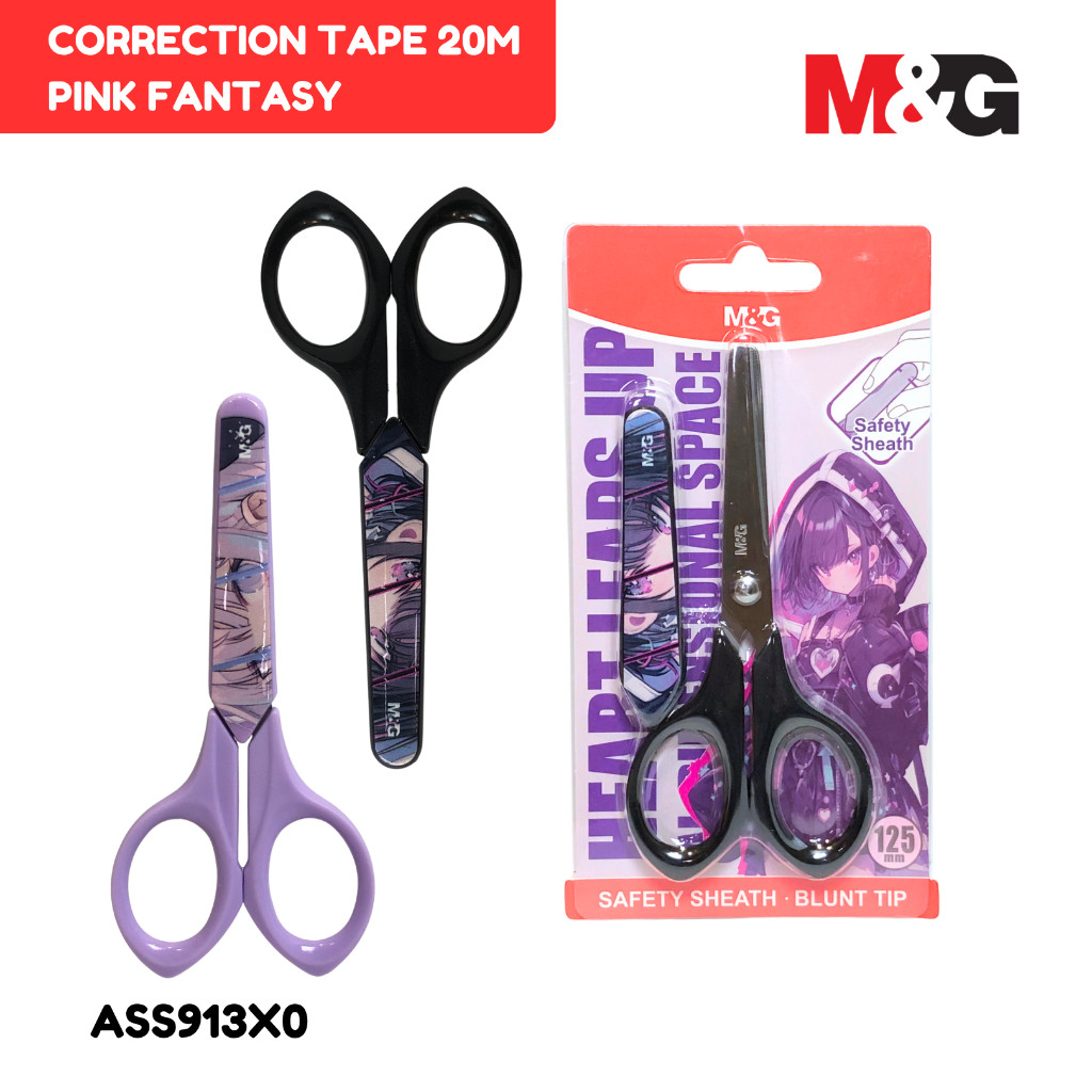 

M&G Scissors / Gunting Pink Fantasy Series Pemotong Motif Karakter Dengan Pengaman #ASS913X0 - SATUAN - SHESB
