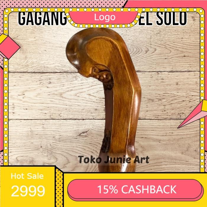 Gagang Keris Handle Keris Gaya Solo Kayu Jati  Halusan mcw3