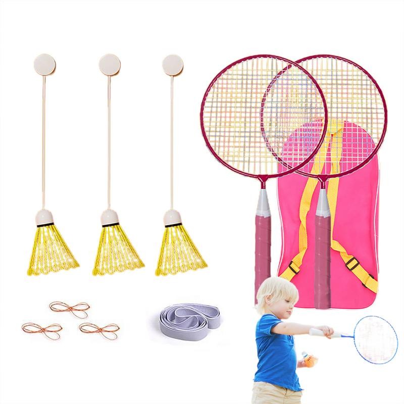 Automatic Rebound Badminton Trainer Badminton Single-Player Rebound Trainer Self Study Badminton Tra