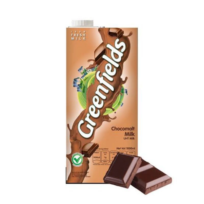 

GREENFIELDS Choco Malt Fresh Milk - susu segar - kotak 1000 g