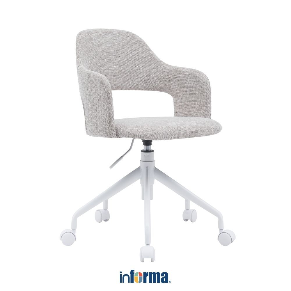 

Informa Nara Kursi Kantor Tempat Duduk Kerja Dengan Roda Office Chair Kursi Staff Karyawan Furniture Indoor Kantor