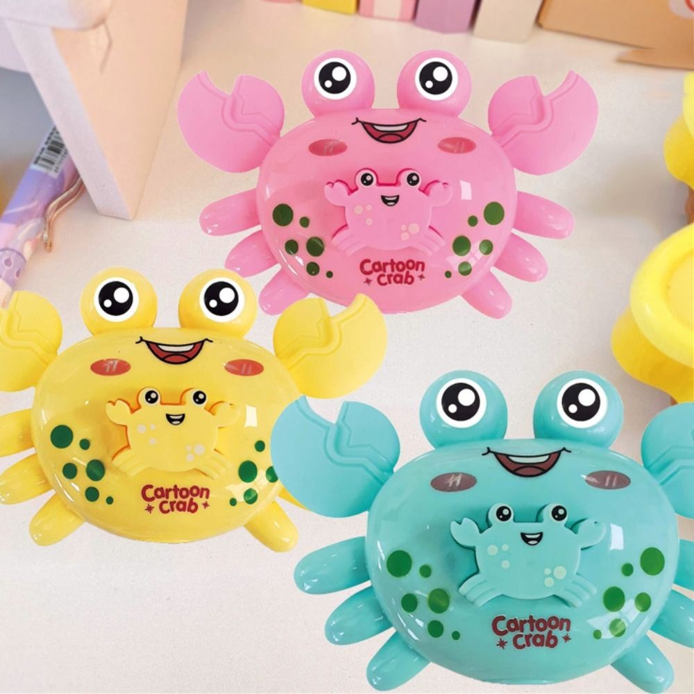 Car Toy Press Crawling Clockwork Toys Wind Up Pull Back Crab Toys Cartoon Novelty Crawling Crab Baby