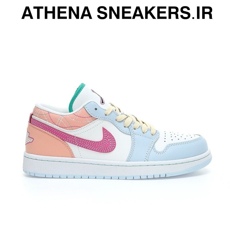 Sepatu Air Jordan AJ 1 Low Multicolor Sashiko BNIB Original