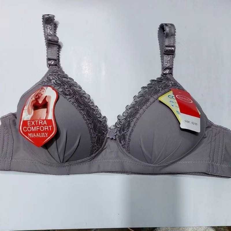 PROMO 1 PCS BH BRA BUSA RENDA FEMA CUP B KAIT BIG SIZE // RENDA BUNGA Bra bh wanita renda size 34-42