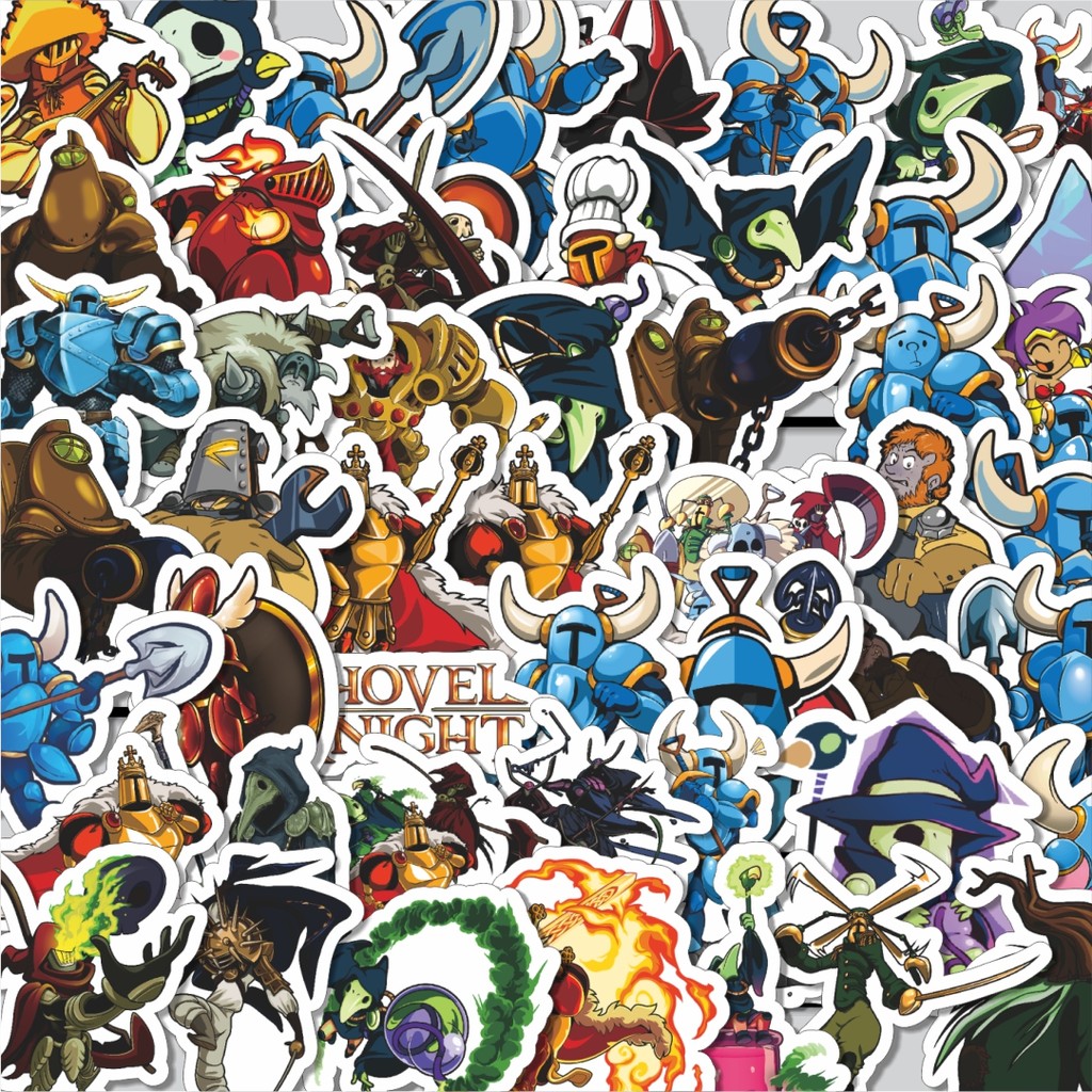 

Stiker Cutting Pack Stiker Game Series Steam Shovel Knight Isi 100Pcs Series Aesthetic Lucu Keren Untuk Koper Bahan Vynil