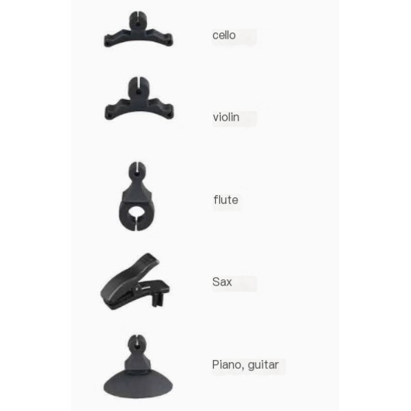 Multi-instrument holder Saxophone cello violin flute guitar pickup microphone holder