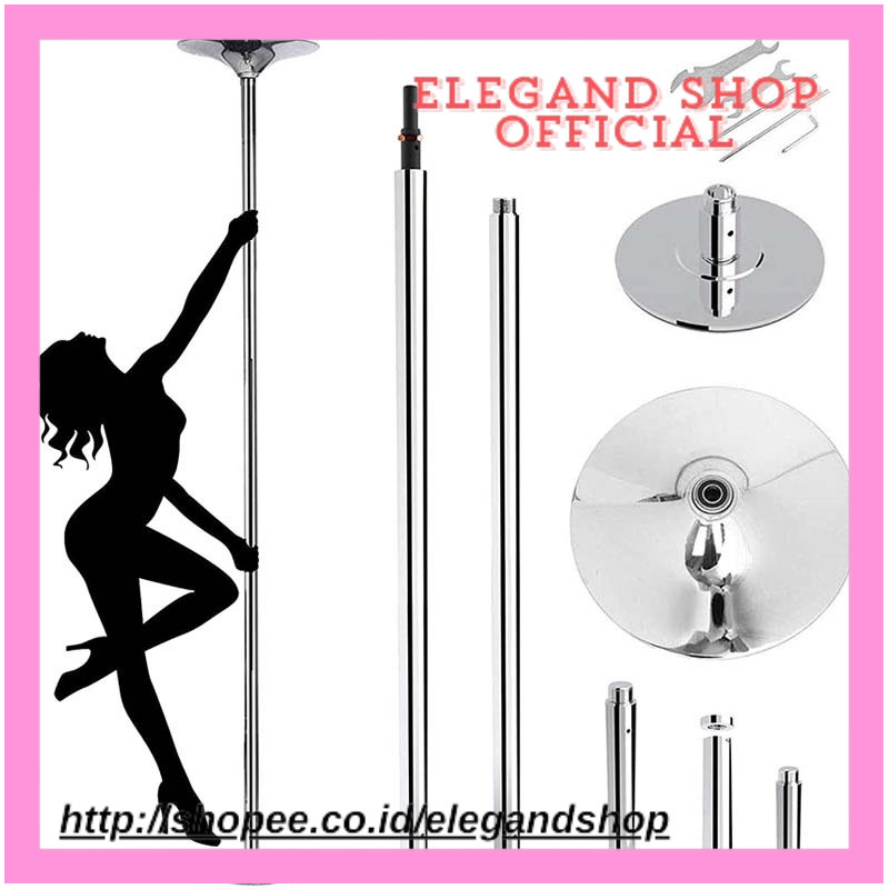 TOPKO Sport Fitness bar Portable Adjustable Height Pole Dance Dancing Tube