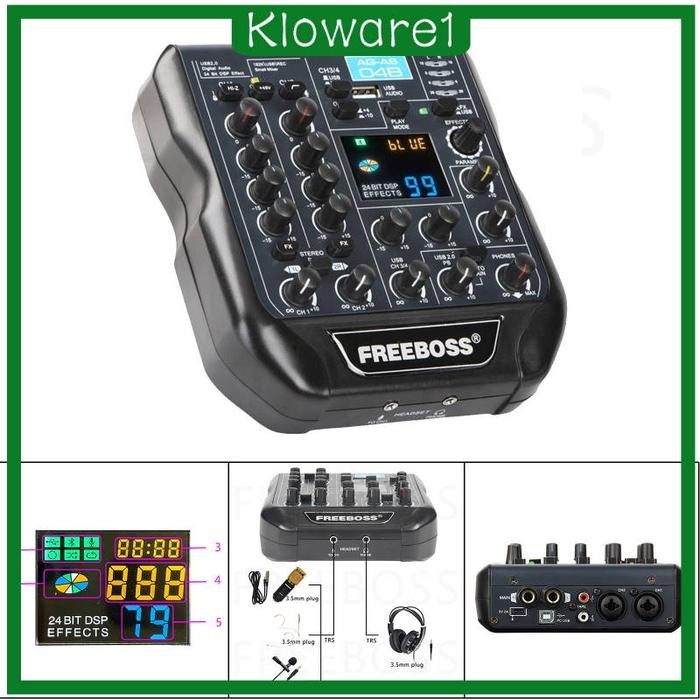 Mixer Audio 99dsp Ukuran Kecil Untuk Live Streaming