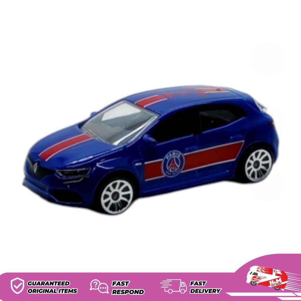 Majorette Paris Saint-Germany Renault Megane R.S Mbappe 7 - Loose