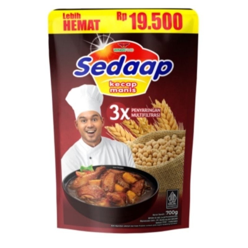

SEDAAP KECAP MANIS POUCH 700 GR **
