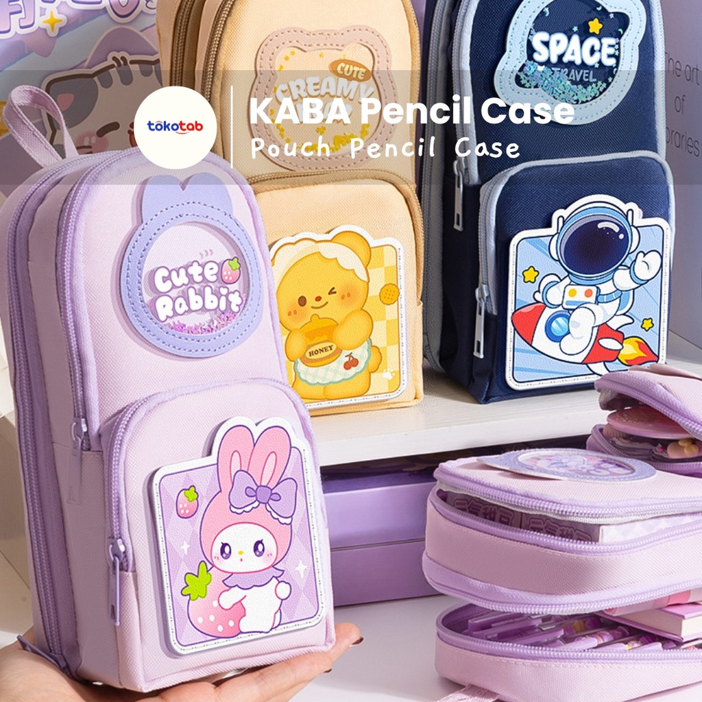 

Tokotab - KABA Kotak Pensil Case Magnet Gantung Glitter Karakter Tempat Pensil 3D Model Sekolah Cewek Lucu Korea Kapasitas Besar Bahan PVC Kanvas Kids