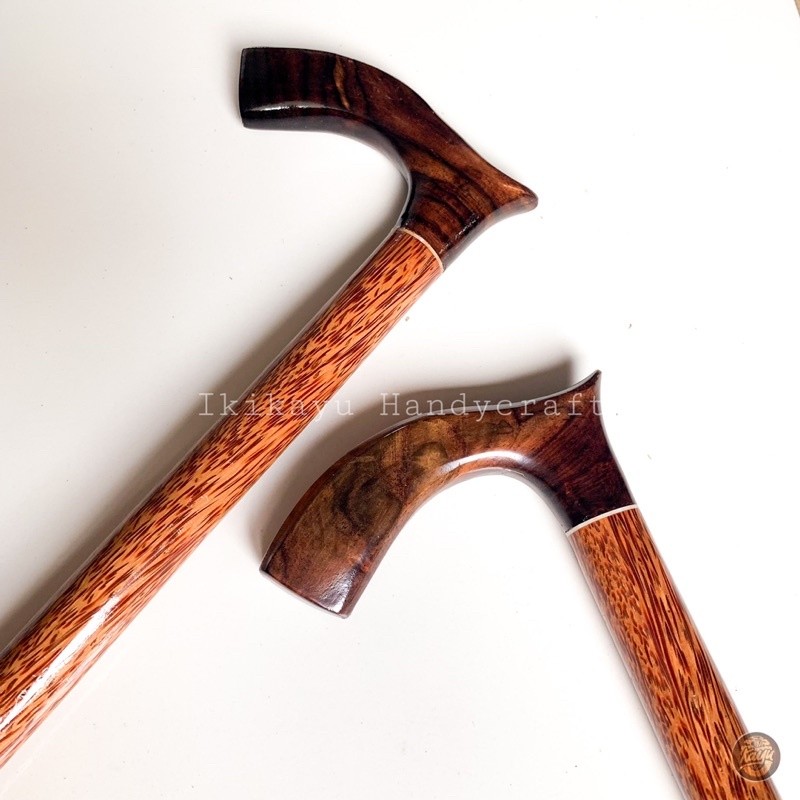 NEW PRODUK tongkat jalan / tongkat kayu / tongkat lansia TERLARIS