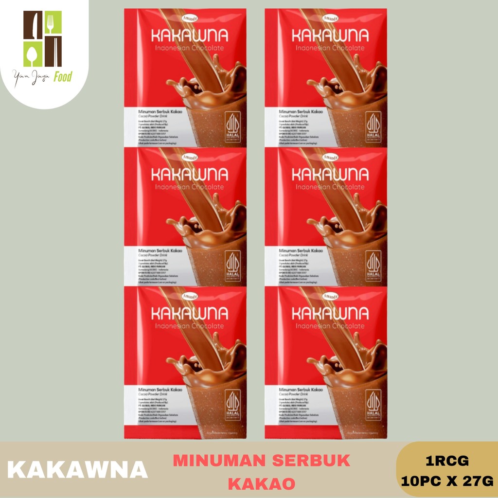 

Kakawna Chocolate Drink Powder 27g -1RCG/10PCS / Minuman Serbuk Kokoa/ Bubuk / Cokelat / Coklat