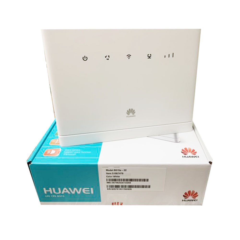 Unlocked Wifi Router HUAWEI B315 B315S-22 CPE 150Mbps 4G LTE FDD Wireless Gateway With 2pcs Antenna
