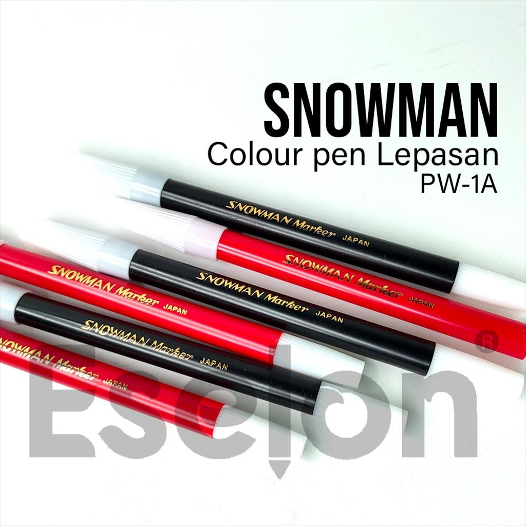

♚1pc Spidol SNOWMAN Eceran PW-1A/ Spidol SNOWMAN♚