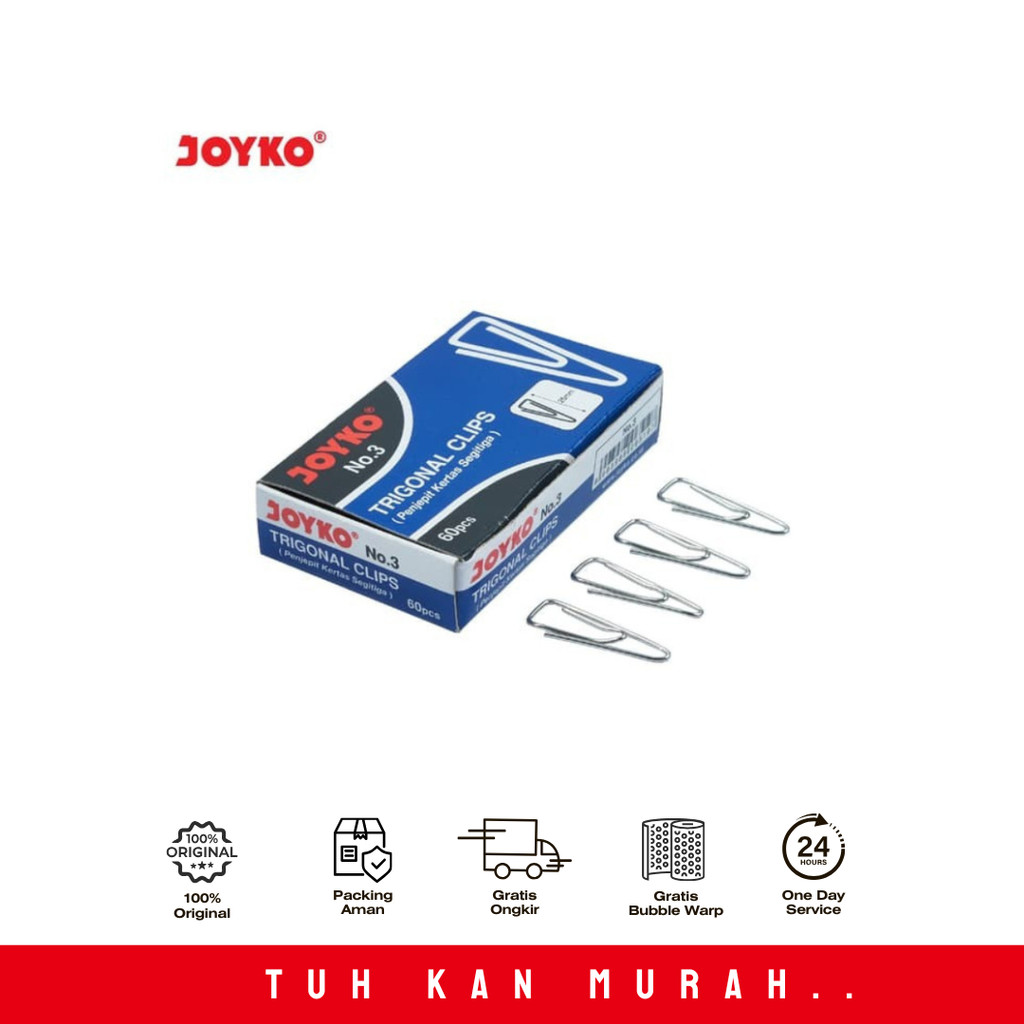 

JOYKO PAPER CLIP TRIGONAL NO. 3