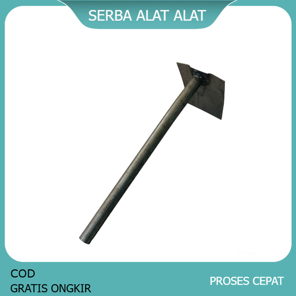 Cangkul kecil gagang pipa/pacul mini gagang besi/kored rumput/kored baja rumput kokoh anti copot