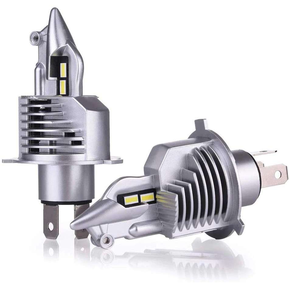 *COD* ORIGINAL Lampu Depan Mobil LED Headlamp H4 CSP Cool White 80W 12V 2 PCS - Fighter Lampu Depan 