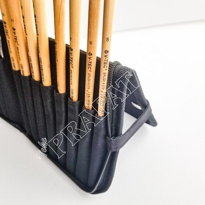 

Tempat Kuas Lukis V-TEC AB01A / Paint Brush Organizer / Art Bag