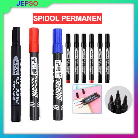

Spidol Permanen tinta minyak / Spidol Permanent / spidol Marker Permanen Tahan Air / spidol permanent Cepat Kering & Tidak Pudar