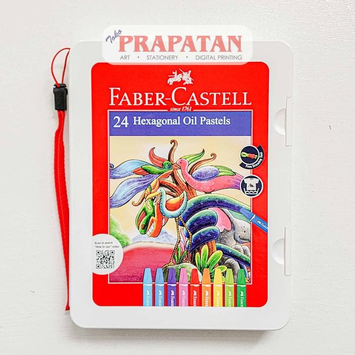 

Faber Castell Hexagonal Oil Pastel 12C-72C | Crayon Minyak - 60C