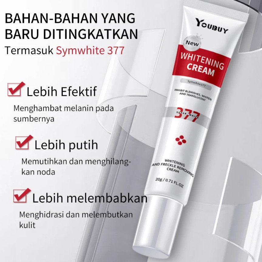 Youbuy Whitening Cream Freckle Removing Cream Krim Pemutih Penghilang Flek Hitam