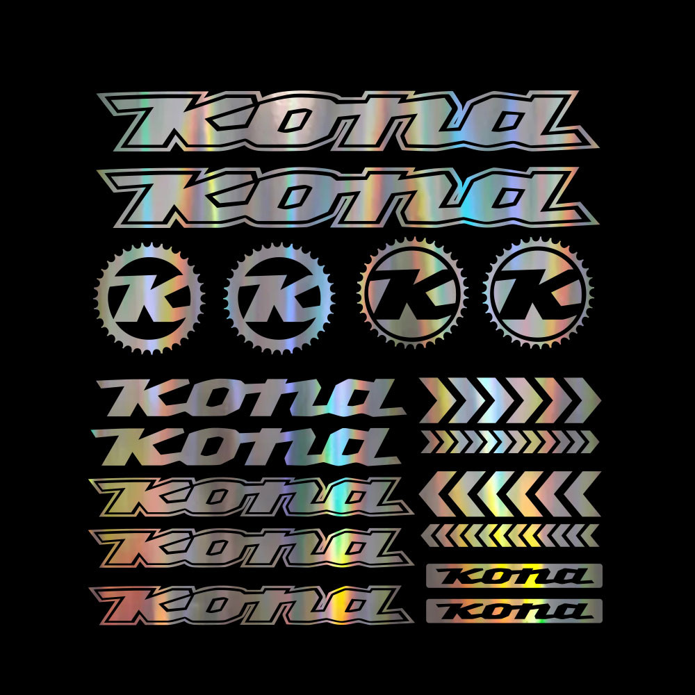 for Kona decals  mountain bike frame stickers fork bmx mtb adhesive vinyl