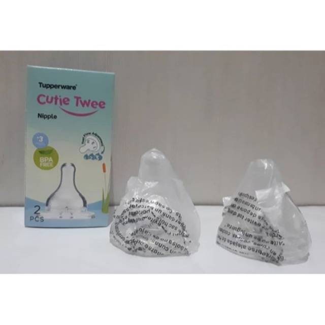 [BIG SALE] PROMO Tupperware  Cutie Twee Nipple pentil dot botol susu