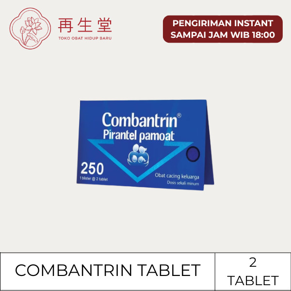 COMBANTRIN PIRANTEL PAMOAT TABLET 1 STRIP @2 TABLET DEWASA