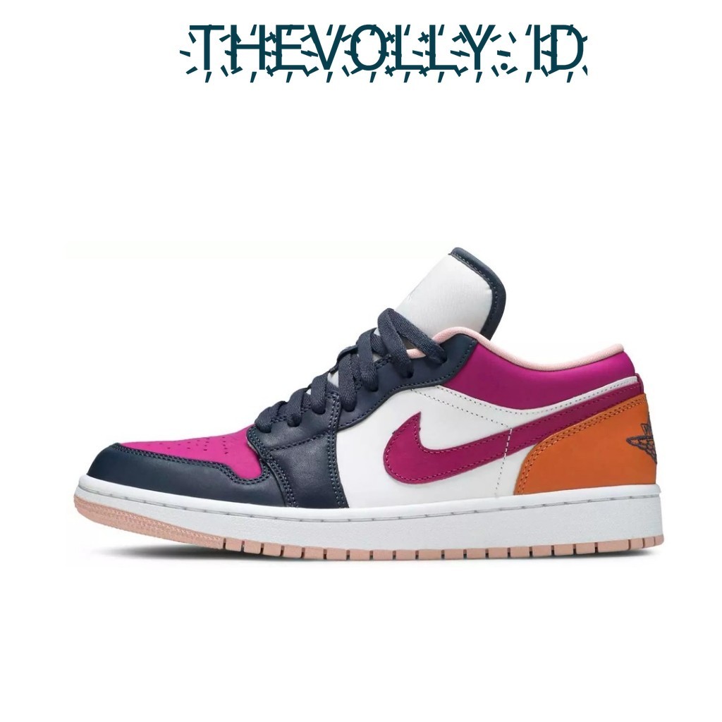 Sepatu Jordan 1 Low Mismetched Purple BNIB Original / Sneakers Pria