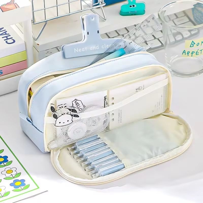 

Stylish and Practical Pencil Bag with Large Capacity and Multiple Sections for Stationery Storage Pencil Case Back To School