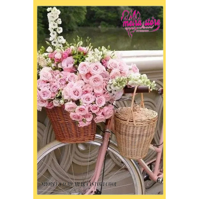 

5d Diamond Painting Flower Bicycle Cross Stitch Kit DIY Landscape Diamond Embroidery Mosaic Rhinestone Art Home Decor Gift