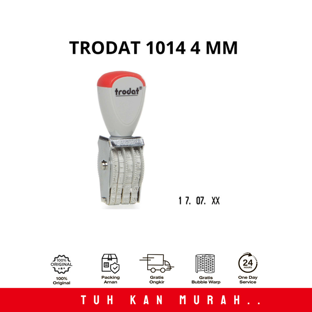 

TRODAT STEMPEL TANGGAL 1014 STD LINE DATER 4 MM