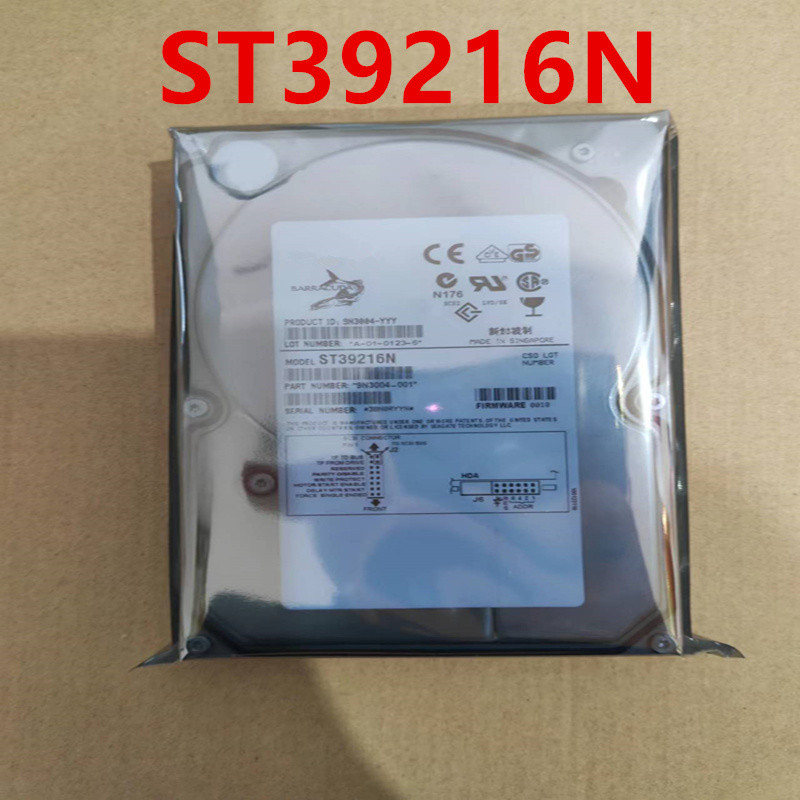 Almost New Original Hard Drive For Seagate 9GB 3.5" SCSI For ST39216N