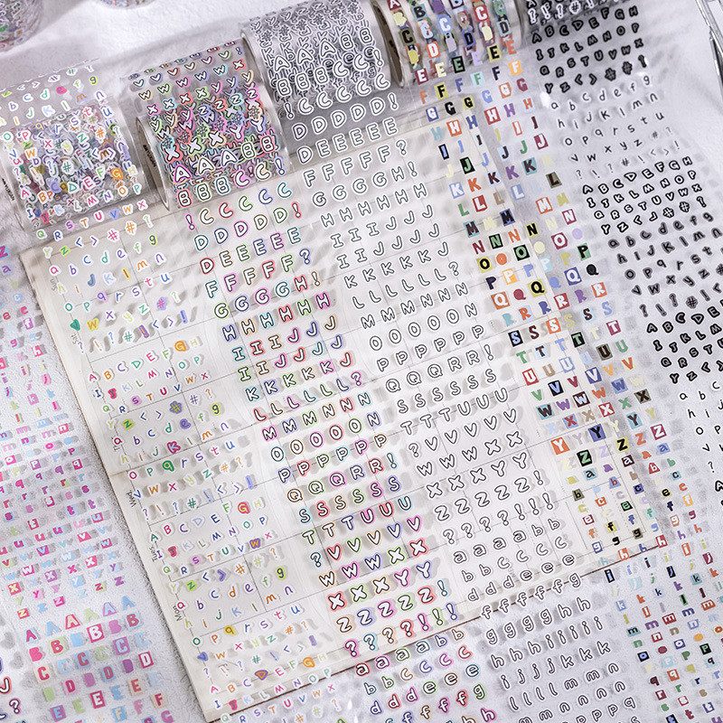 

Mr. Paper, Text Elements Student Handmade DIY Decoration Collage Scrapbook Diary Notebook Phone Case Stickers