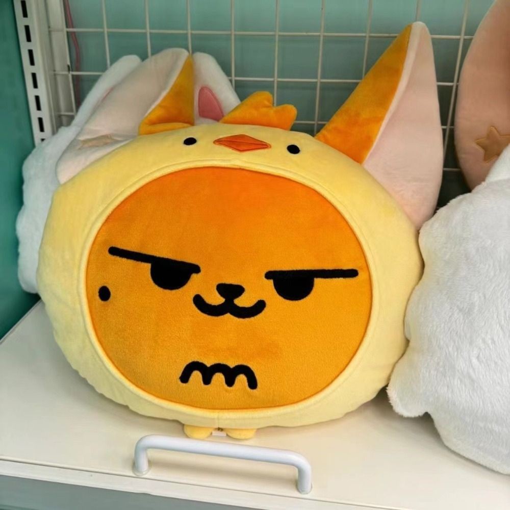 Trendy 35CM TXT Dolls Cute Soft Kpop Idols Plush Pillow Cartoon Throw Pillow