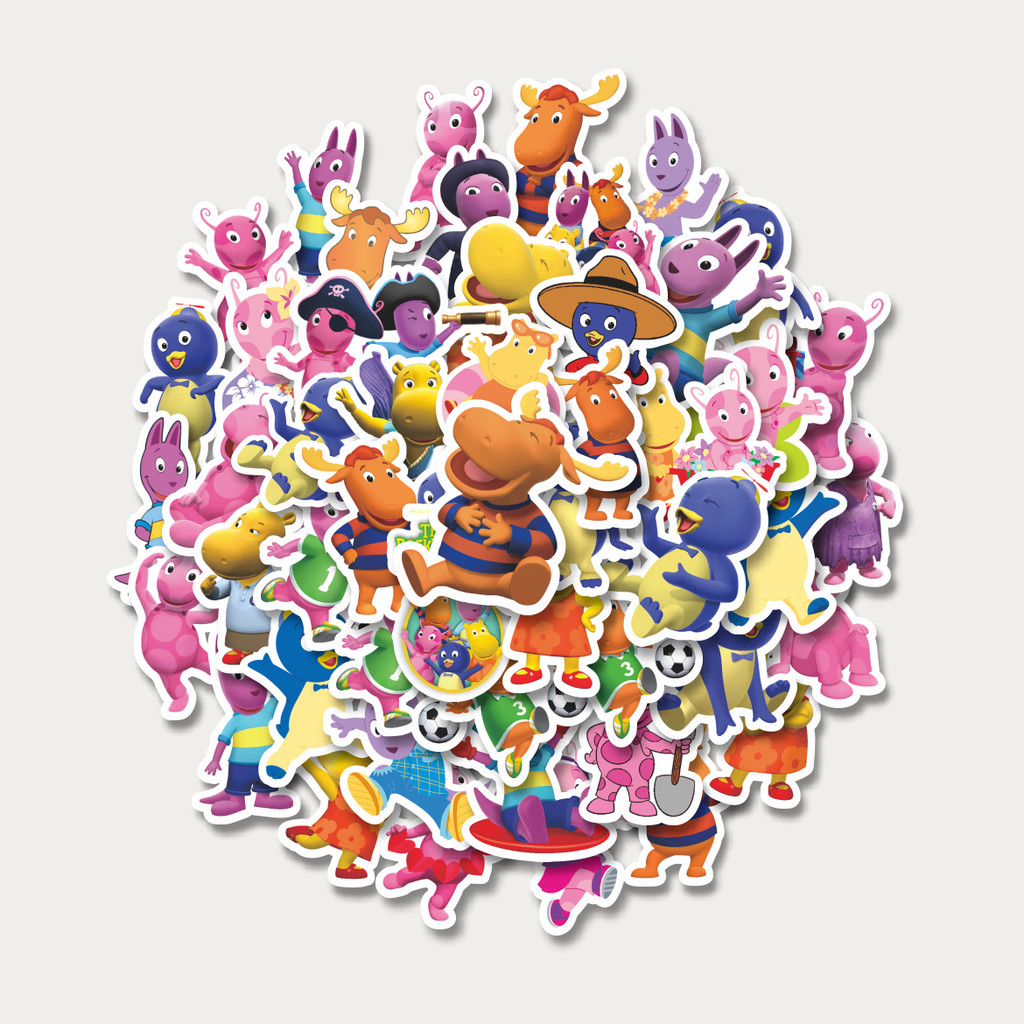 

Sticker Pack Stiker Kartun Series Bakyardigans Mix 1 | Sticker TUMBLR | Stiker LAPTOP KOPER HELM